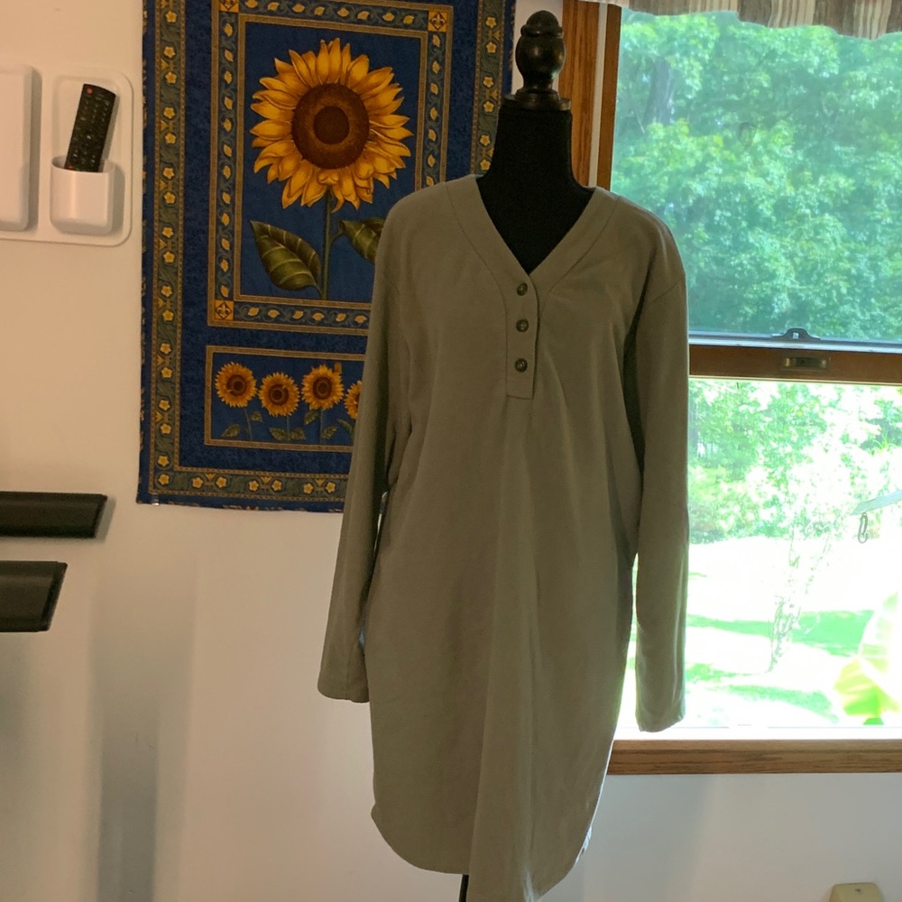 Cozy fleece nightshirt